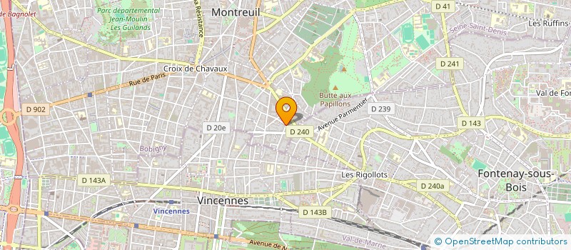 localisation de l'entreprise YAKI à MONTREUIL