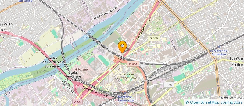 localisation de l'entreprise YAKIN  NANTERRE