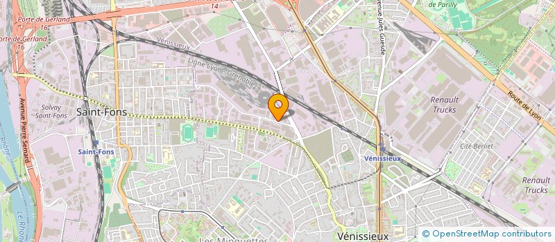 localisation de l'entreprise YAKIN  VENISSIEUX