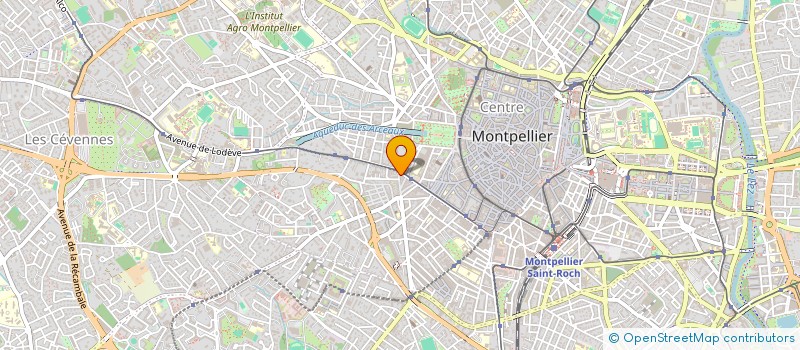 localisation de l'entreprise YAKINE à MONTPELLIER