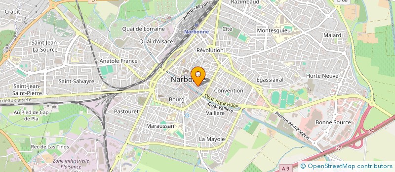localisation de l'entreprise YAKITORI à NARBONNE