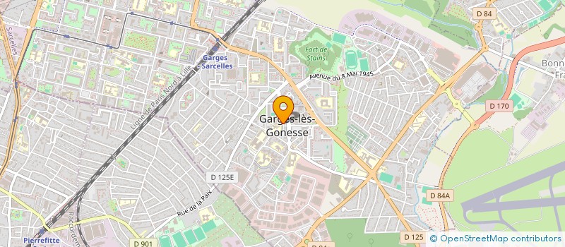 localisation de l'entreprise YAKO EXPRESS à GARGES-LES-GONESSE