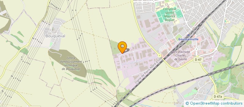 localisation de l'entreprise YAKO INVEST  GOUSSAINVILLE