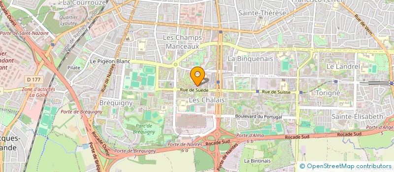 localisation de l'entreprise YAKPOVU à RENNES