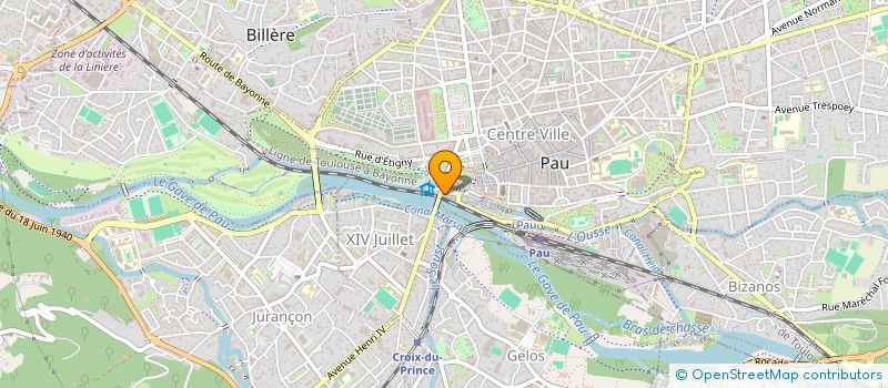 localisation de l'entreprise YAKS 2 à PAU