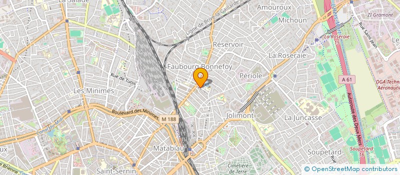 localisation de l'entreprise YAKSA PRODUCTIONS à TOULOUSE
