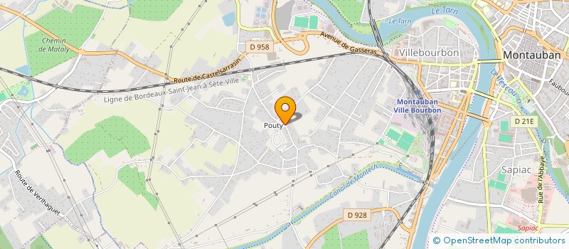 localisation de l'entreprise YAKSD  MONTAUBAN