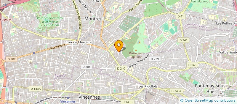 localisation de l'entreprise YAKSHI COMPAGNIE à MONTREUIL