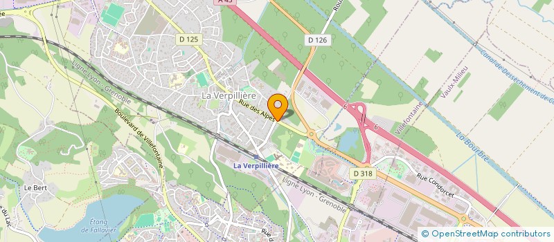 localisation de l'entreprise YAKU  LA VERPILLIERE