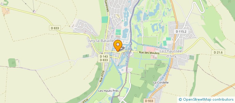 localisation de l'entreprise YAL  IVRY-LA-BATAILLE