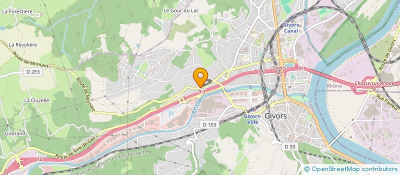 localisation de l'entreprise YAL SERVICES  GIVORS