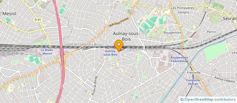 localisation de l'entreprise YALA ET COMPAGNIE à AULNAY-SOUS-BOIS