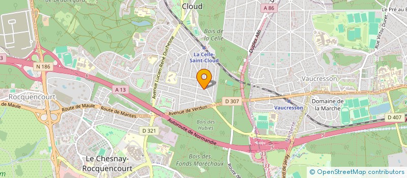 localisation de l'entreprise YALAE  LA CELLE-SAINT-CLOUD