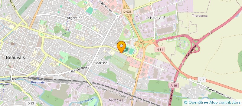 localisation de l'entreprise YALAP BEAUVAIS  BEAUVAIS