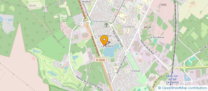 localisation de l'entreprise YALAPROD à ORLEANS