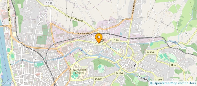 localisation de l'entreprise YALCIN à CUSSET