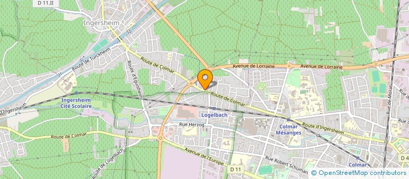 localisation de l'entreprise YALCIN BARDAGE  INGERSHEIM