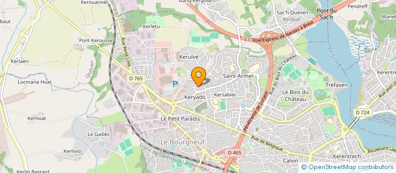 localisation de l'entreprise YALE  LORIENT