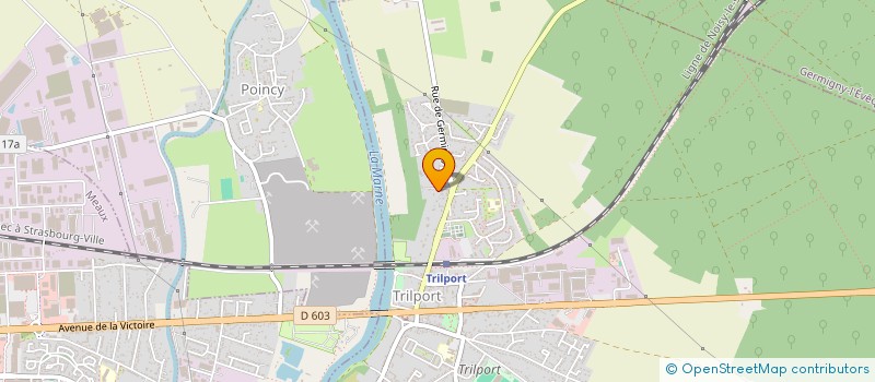 localisation de l'entreprise YALE AFFICHAGE  TRILPORT