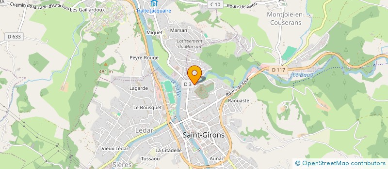 localisation de l'entreprise YALEYCA à SAINT-GIRONS