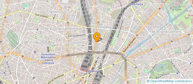 localisation de l'entreprise YALIN à PARIS