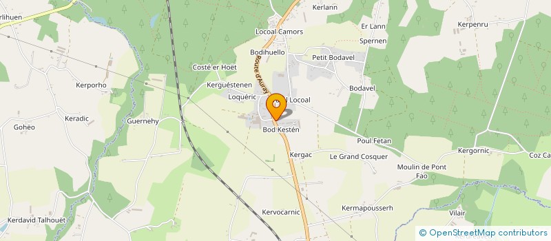 localisation de l'entreprise YALINE  PLUVIGNER