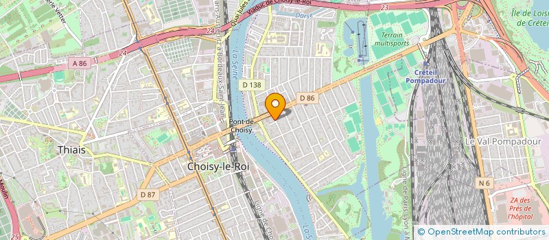 localisation de l'entreprise YALISER à CHOISY-LE-ROI