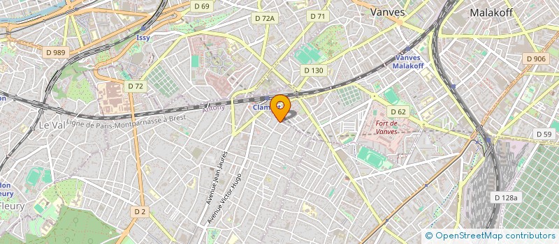 localisation de l'entreprise YALLA  CLAMART