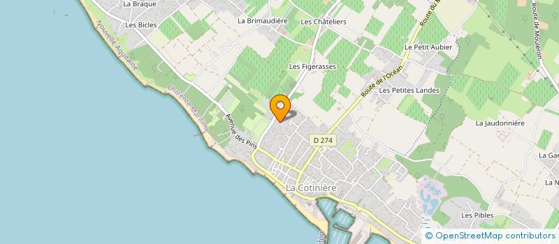 localisation de l'entreprise YALLA  SAINT-PIERRE-D'OLERON