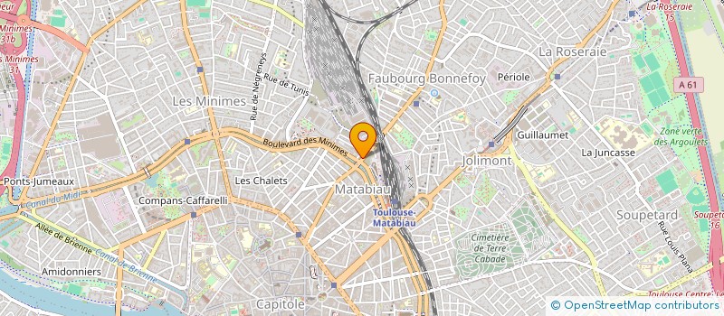 localisation de l'entreprise YALLET à TOULOUSE