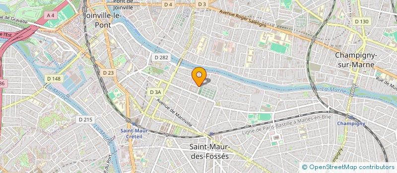 localisation de l'entreprise YALO à SAINT-MAUR-DES-FOSSES