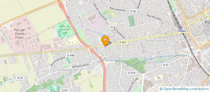 localisation de l'entreprise YALOU  SAINTE SAVINE