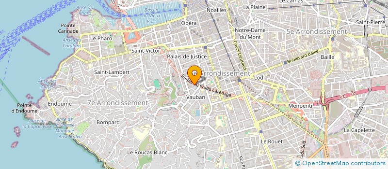 localisation de l'entreprise YALOUNI à MARSEILLE