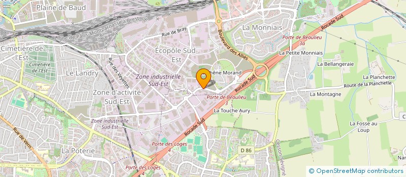 localisation de l'entreprise YALP  CESSON-SEVIGNE