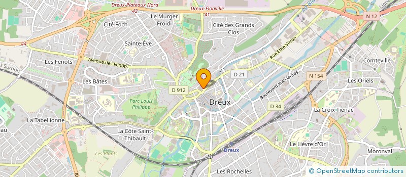 localisation de l'entreprise YALUTO à DREUX