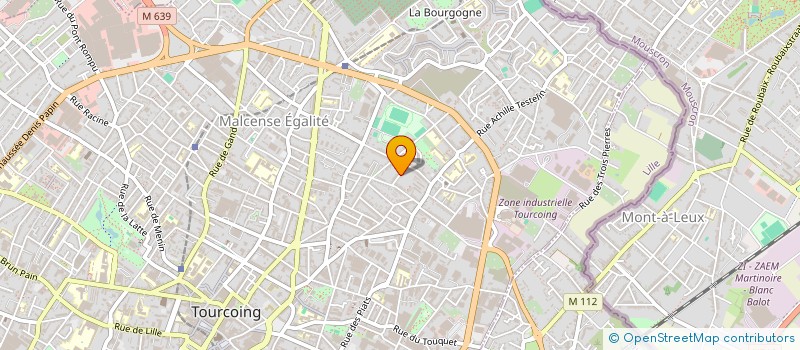 localisation de l'entreprise YALY IMMOBILIER  TOURCOING