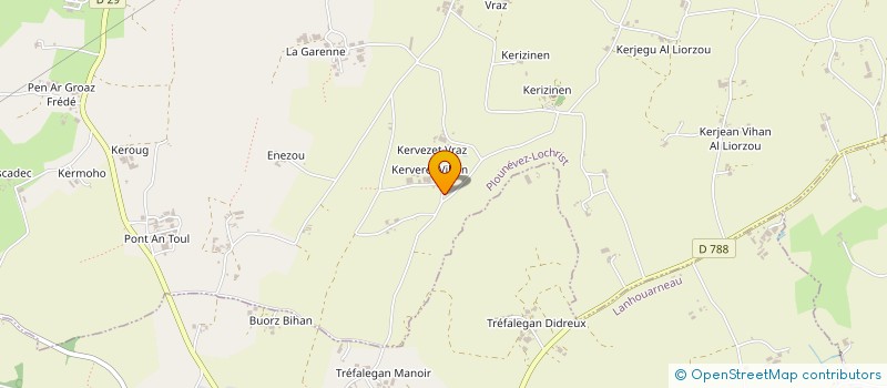 localisation de l'entreprise YALYNE  PLOUNEVEZ-LOCHRIST