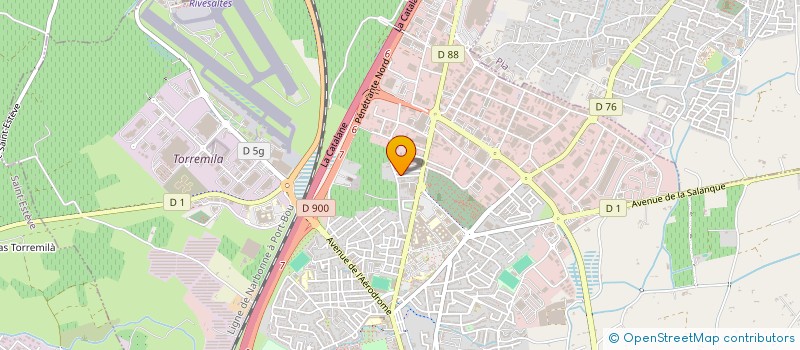 localisation de l'entreprise YAM  PERPIGNAN