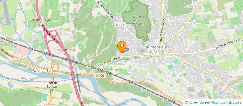 localisation de l'entreprise YAM  CAUMONT-SUR-DURANCE