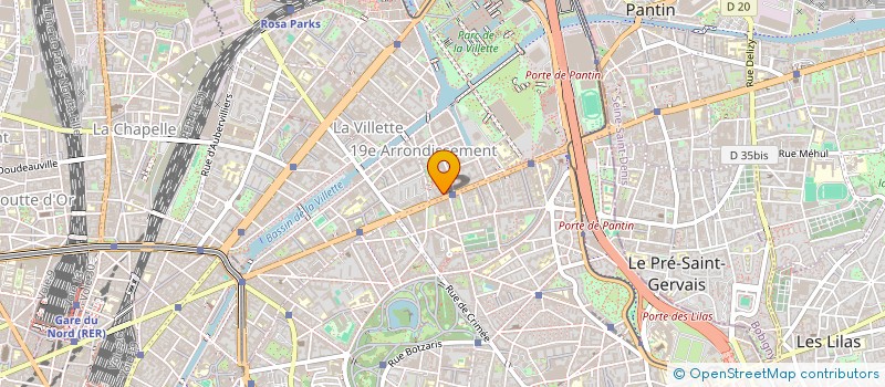 localisation de l'entreprise YAM.COM  PARIS