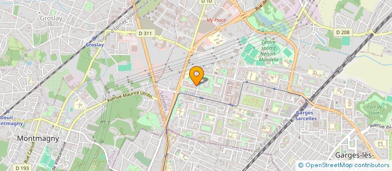 localisation de l'entreprise YAM CONSULTING à SARCELLES