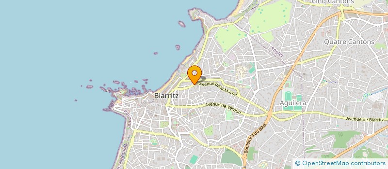 localisation de l'entreprise YAM'HOME à BIARRITZ