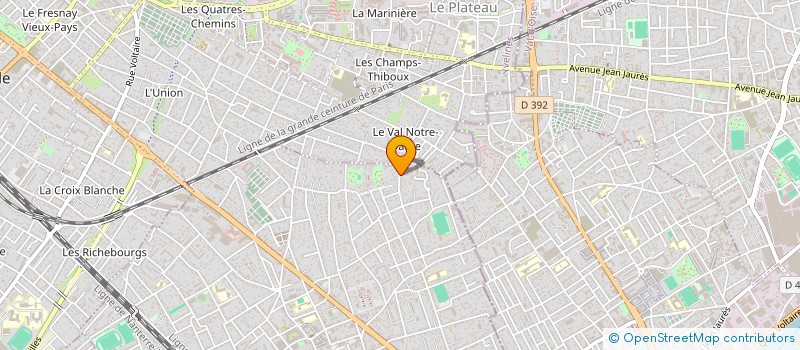 localisation de l'entreprise YAM IMMO  HOUILLES