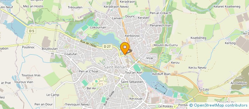 localisation de l'entreprise YAM'S TRAITEMENT à SAINT-RENAN