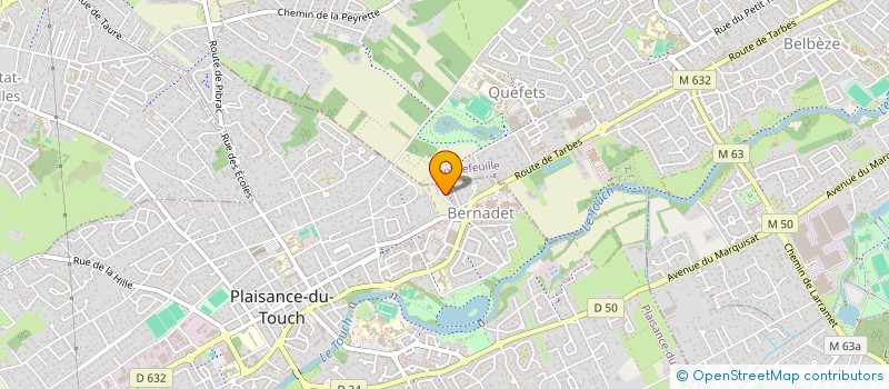 localisation de l'entreprise YAM SAS  PLAISANCE-DU-TOUCH