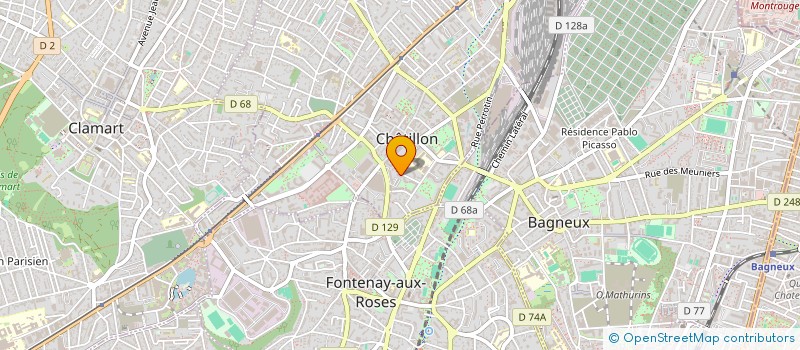 localisation de l'entreprise YAM'SCHOOL  CHATILLON