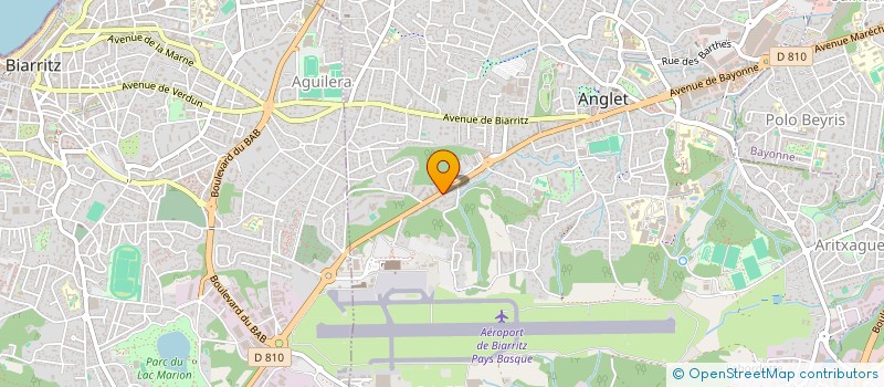 localisation de l'entreprise YAM64 à ANGLET