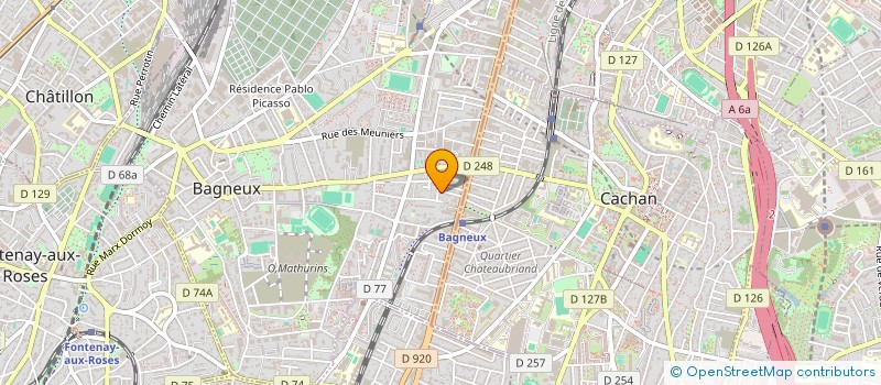 localisation de l'entreprise YAMA à BAGNEUX