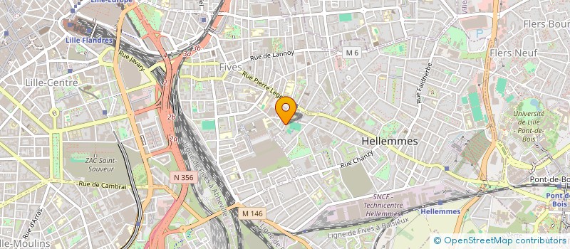 localisation de l'entreprise YAMA TSUKI KARATE CLUB DE LILLE  LILLE
