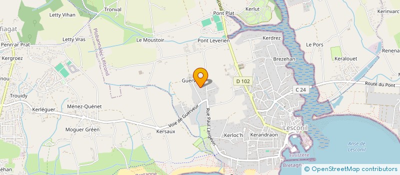 localisation de l'entreprise YAMABA  PLOBANNALEC-LESCONIL